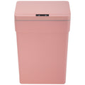 BestOffice 13 gallon Automatic Plastic Trash Can with Lid, Touch Free with Motion Sensor for Indoor Use(Pink) EasyOptionXY LLC