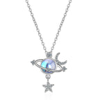 Shiny Zircon Necklace - SJB-DIAMOND ELITES