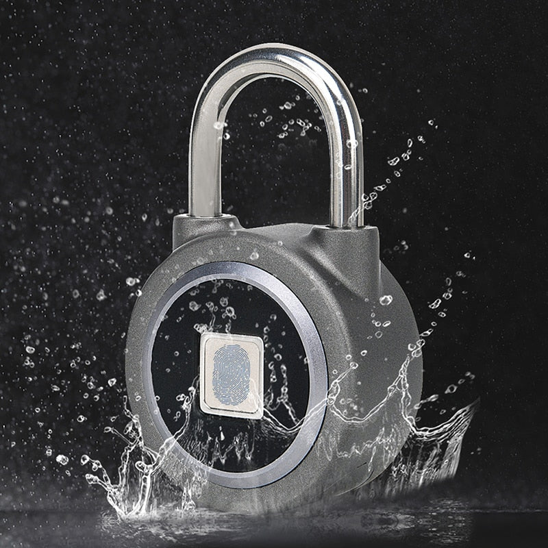 Smart lock fingerprint padlock mobile phone APP control Bluetooth unlocking luggage fingerprint lock trolley case fingerprint lock Pi-Mart