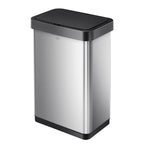EKO Essentials 13.2 Gallon/50 Liter Horizon Lite Stainless Steel Sensor Trash Can