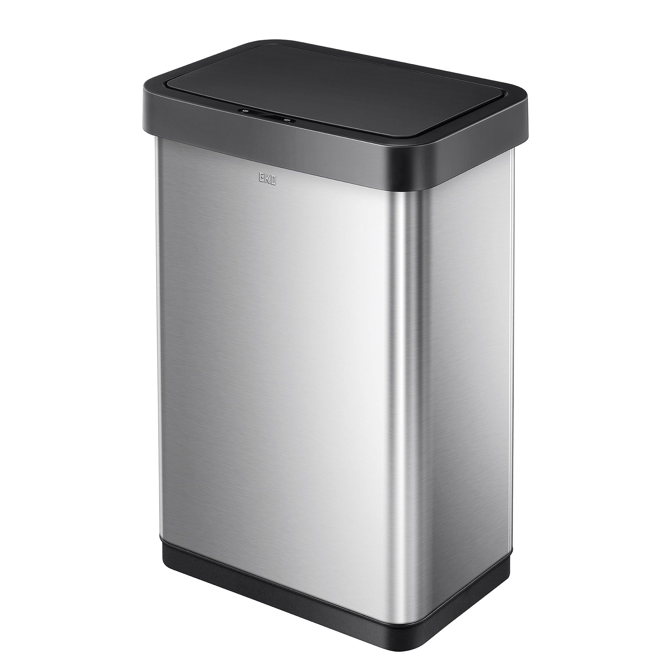 EKO Essentials 13.2 Gallon/50 Liter Horizon Lite Stainless Steel Sensor Trash Can