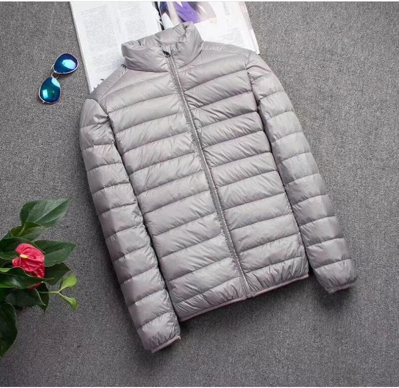 Winter Men's Lightweight Stand Collar Down Jacket