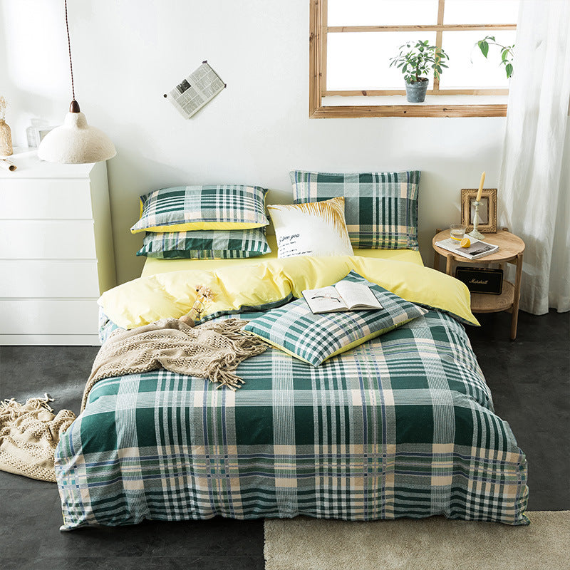 Check cotton bedding Pi-Mart
