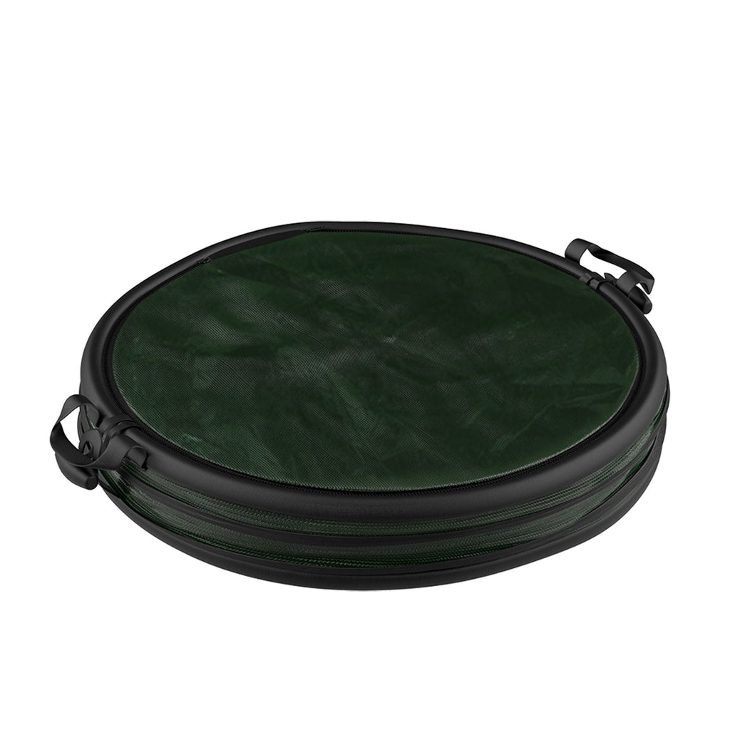 33-Gallon Outdoor Pop-Up Garbage Can - Collapsible Trash Can and Trash Bag Holder for Yard Waste Bags and Leaf Bags by Wakeman Outdoors EasyOptionXY LLC