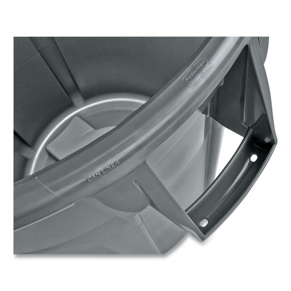 Rubbermaid Commercial FG264360GRAY Brute 44-Gallon Round Plastic Vented Container - Gray EasyOptionXY LLC
