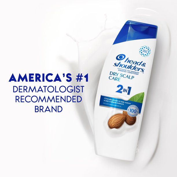 Head and Shoulders 2 in 1 Dandruff Shampoo and Conditioner; Dry Scalp Care; 12.5 oz