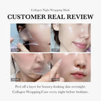 Face Night Mask Collagen Wrapping Mask Natural Ingredients Firming Elasticity & Hydration Anti-wrinkle For Skin Care Lootquake LLC