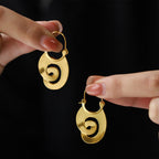 Spiral Design Ear Ring Retro Geometry Pi-Mart