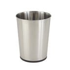 Bath Bliss 1.3 gal Iron Bathroom Trash Can, Stainless Steel EasyOptionXY LLC
