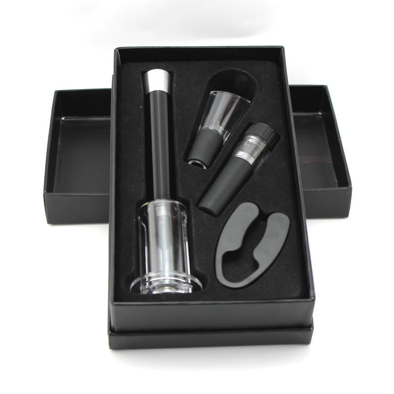 Red wine pressure bottle opener set Pi-Mart