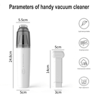Home Handheld Vacuum, Cordless 13000 Pa Portable Mini Car Vacuum Cleaner, Rechargeable Vacuum Cleaner for Car Home and Office Cleaning