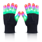 Children LED Finger Gloves, LED Light Up Cool Gloves Colorful Glow Flashing Novelty Gloves for Kids Boys and Girls Christmas Birthday Party Favors Gifts (1 Pair) EasyOptionXY LLC
