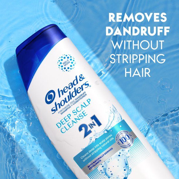 Head and Shoulders 2 in 1 Dandruff Shampoo and Conditioner; Deep Scalp Cleanse; 12.5 oz