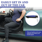 Kekoy 2 in 1 Car Cane and Automotive Standing Handle, Car Support Handle Assist - Car Door Assistance Handle, Portable Multifunction Auto Vehicle Support Handle with Window Breaker, Blue EasyOptionXY LLC