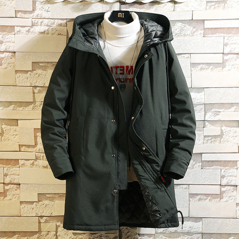 Loose Hooded Plus-size Oversized Men's Stylish Casual Coat Pi-Mart