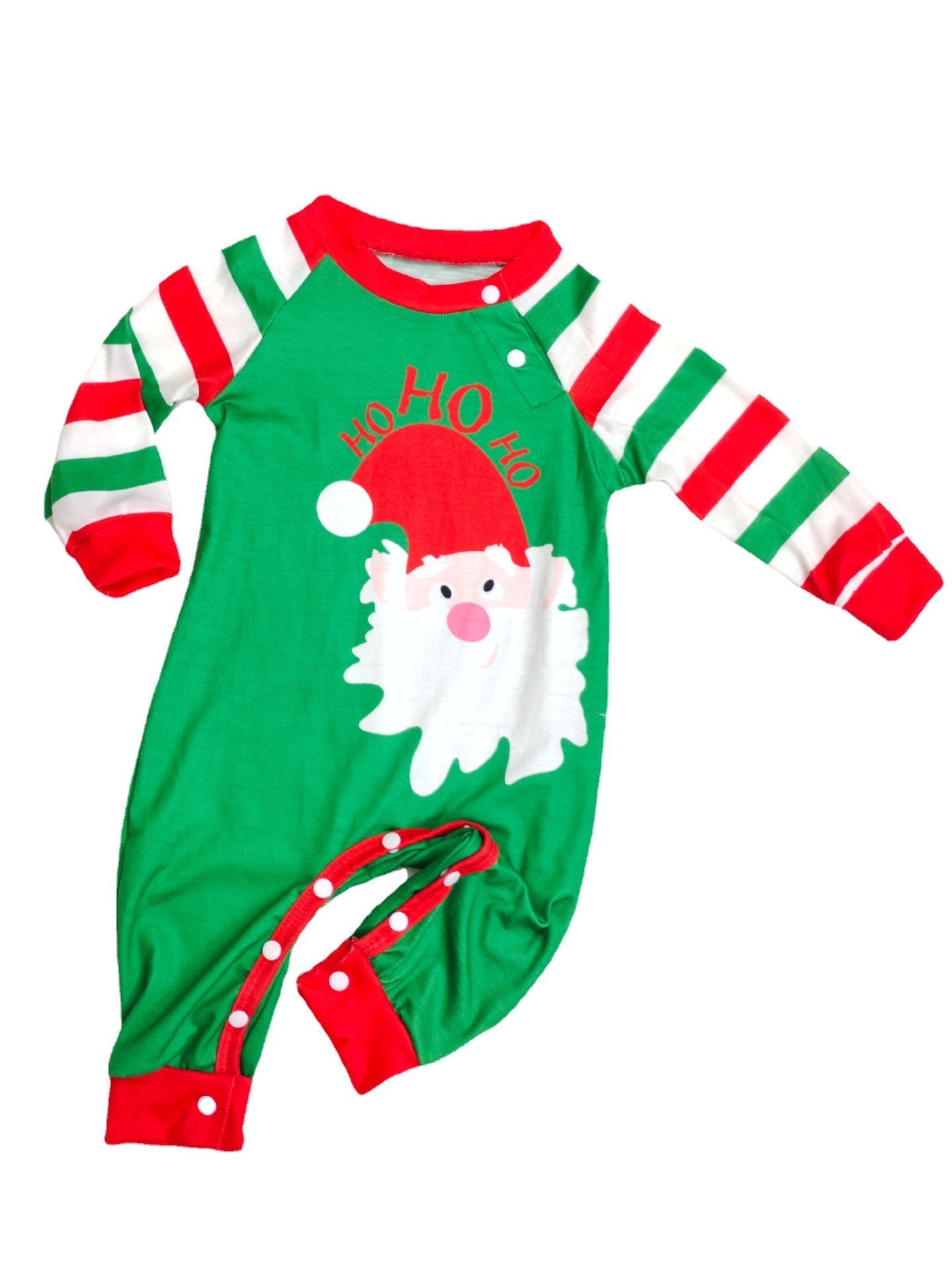 Family Pajamas Matching Sets Red Stripe Xmas Holiday Sleepwear Jammies Long Sleeve PJs Outfits Pi-Mart