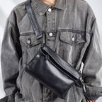 Fashion small crossbody bag men, simple breast bag, chest bag, chest purse, fanny pack, fanny pack crossbody