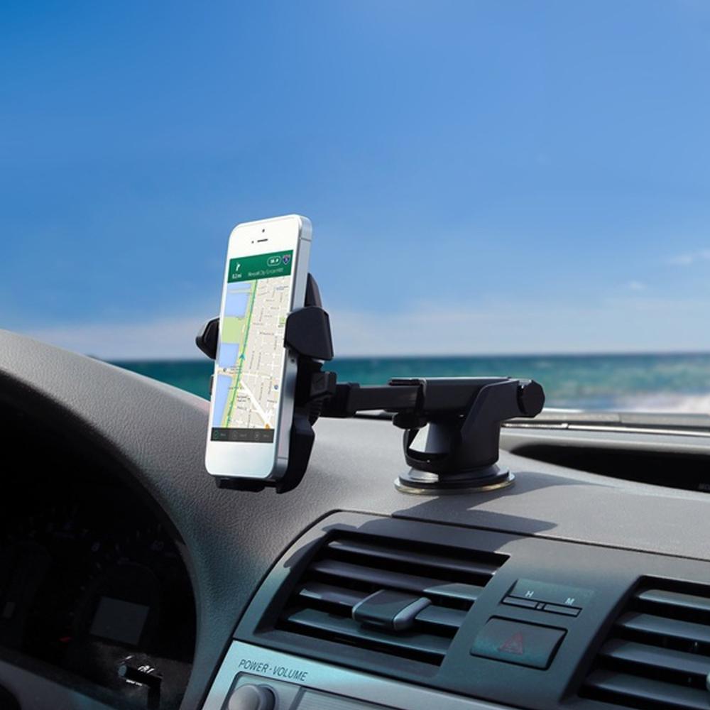 Windshield Car Phone Holder Universal in Car Cellphone Holder Stand Adjustable Phone Suction Cup Holder Car Mount Phone Stand Pi-Mart