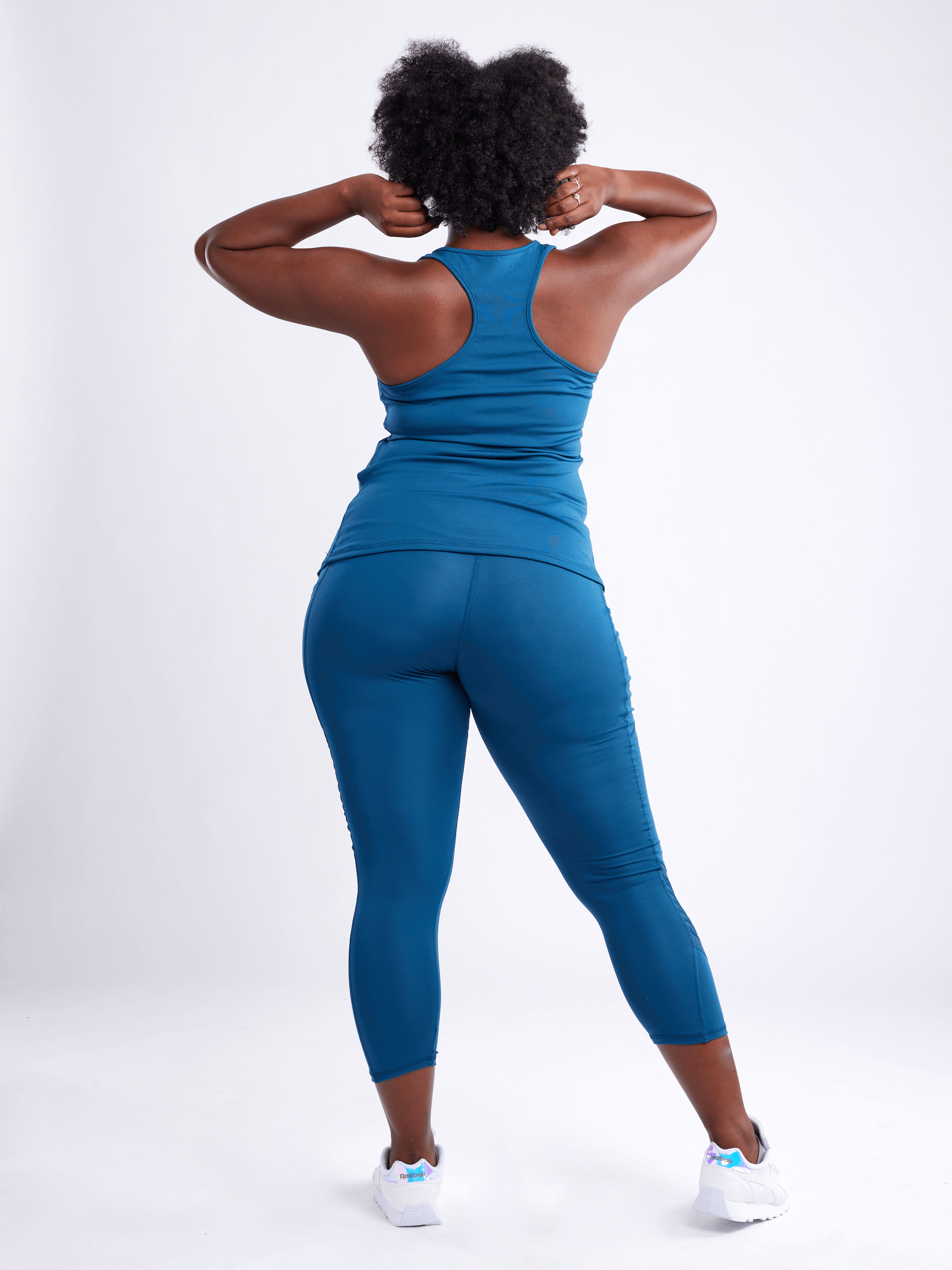 JupiterGear High-Waisted Pilates Leggings with Side Pockets & Mesh Pan - SJB-DIAMOND ELITES