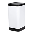 Hefty 2.6 Gallon Trash Can, Plastic Step On Bathroom Trash Can, White