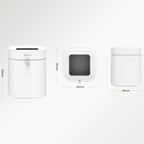 TOWNEW T02B Air Lite 4.4 Gallon White Smart Trash Can EasyOptionXY LLC