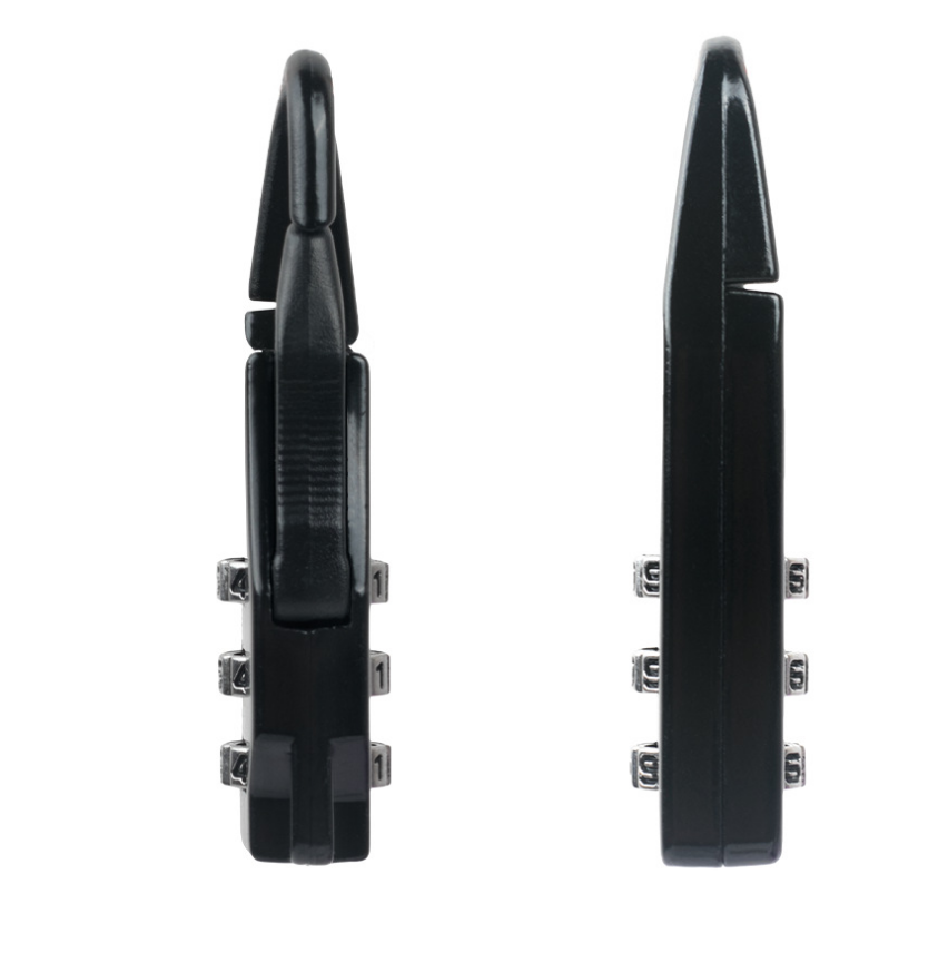 Zinc alloy saber silk screen cross code lock mini lock backpack padlock luggage padlock Pi-Mart