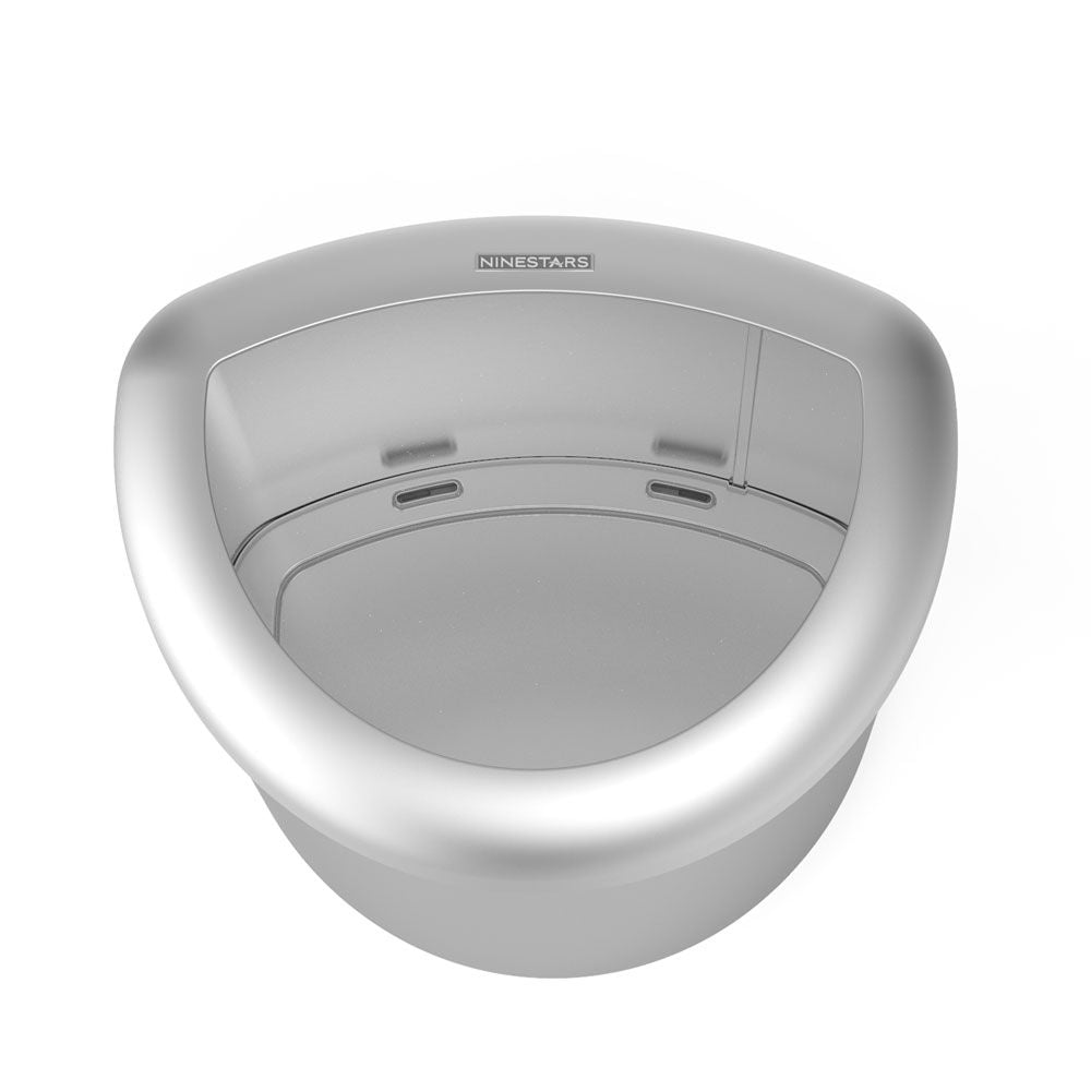 Ninestars 21 Ga Stainless-Steel Open Top Trash Can, Silver EasyOptionXY LLC