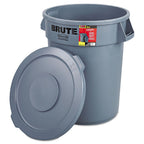 Rubbermaid Commercial FG863292GRAY 32 gal Garbage Can Brute All-Inclusive Container, (Gray) EasyOptionXY LLC