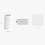 TOWNEW T03 3.4 Gallon White Smart Trash Can - SJB-DIAMOND ELITES