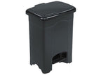 Safco Plastic 4 Gallon Step-On Trash Can in Black - SJB-DIAMOND ELITES