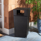 Step2 Lakewood Dark Cedar Outdoor Patio and Exterior Garbage Can - SJB-DIAMOND ELITES