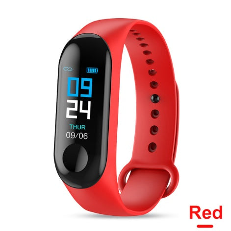 Compatible With , Smart Bracelet Heart Rate And Blood Pressure Exercise Meter Step Information Push Smart Reminder Color Bracelet Pi-Mart