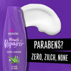 Aussie Miracle Repairer Shampoo with Aloe for All Hair Types; 12.1 fl oz