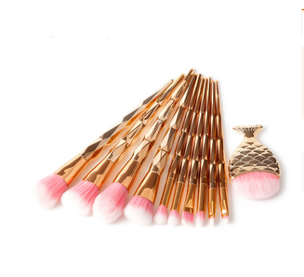 Makeup Brush Make-up Tool Mermaid DiamondGrindDiamond Combination GUJHUI Pi-Mart