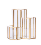 Hexagonal Composite Makeup Brush Holder Pi-Mart