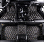 Fully Surrounded Car Leather Floor Mat Pad All Weather Protection Pi-Mart