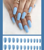 Frosted ballet fake nails Pi-Mart