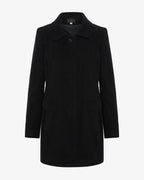 De La Creme Womens Wool Blend Hip Length Covert Coat