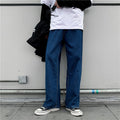 Denim Trousers Men's Korean-style Straight Loose Teen Lootquake LLC