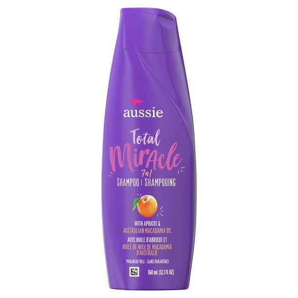 Aussie Total Miracle Shampoo for Damaged Hair; 12.1 fl oz
