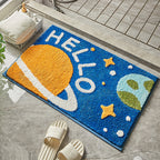 Household Cartoon Flocking Bathroom Absorbent Non-slip Floor Mat Pi-Mart