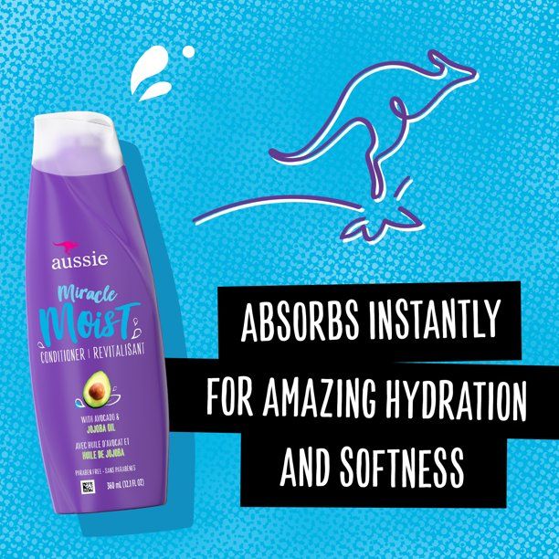 Aussie Miracle Moist Conditioner for Dry Hair; Paraben Free; 12.1 oz EasyOptionXY LLC