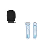 2 In 1 Hair Removal Epilator USB Rechargeable Trimmer Women Body Razor Face Leg Armpit Bikini Hand Pubic Shaver Hair Remover Pi-Mart