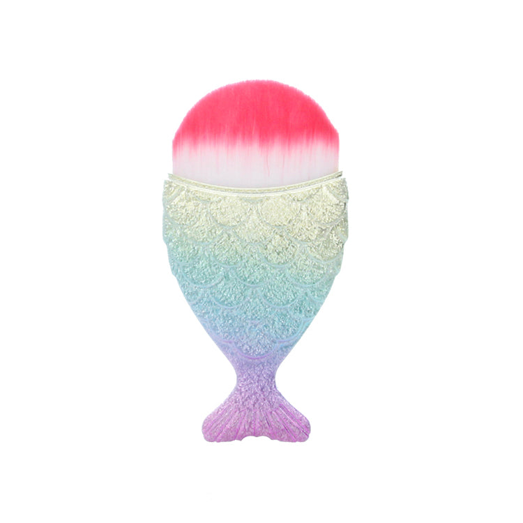 Fishtail makeup brush single Pi-Mart