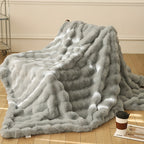 1pc Soft and Cozy Plush Blanket for Travel, Sofa, Bed, and Home Decor - Perfect Gift for Family and Friends