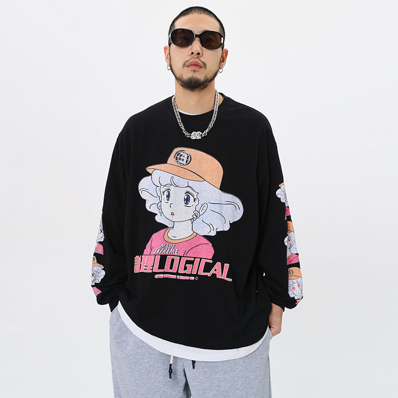 Cartoon Printed T-Shirt Pi-Mart
