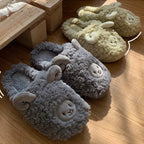 Plush Bedroom Cotton Fluffy Slippers Pi-Mart