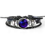 Zodiac Constellation Bracelet Braided Design Bracelet For Men Women Kids Pi-Mart