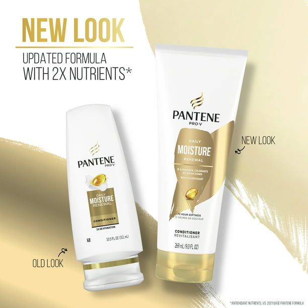 Pantene Pro-V Daily Moisture Renewal Dual Pack Shampoo + Conditioner; 10.4 oz + 9.0 oz