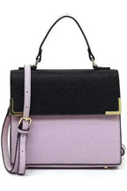 Vegan Leather Satchel - Top Handle Crossbody Bag | Femstylo